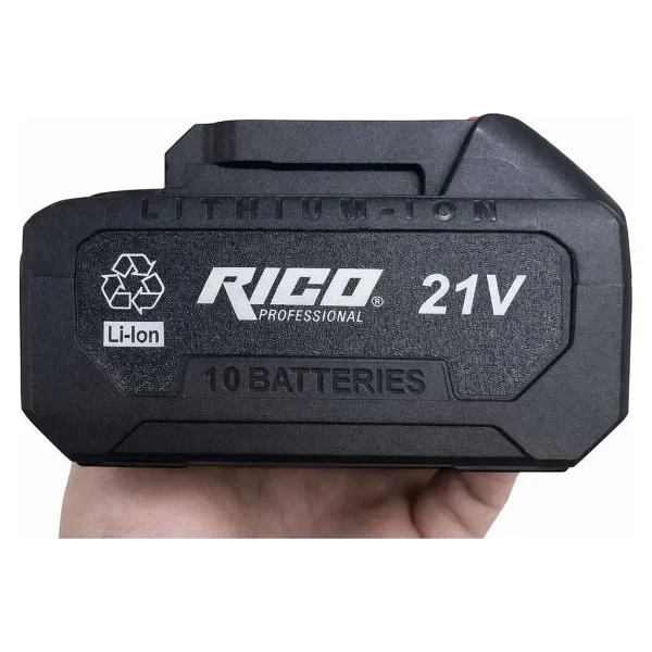 Rico 028-RE0002 Zincirli Testere 21V - 4 Ah Güçlü Kesim Performansı ile Dal Budama Makineleri için İdeal - Görsel 5