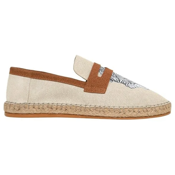 Dogo Erkek Vegan Krem Espadril - Uptown Tigers Tasarım - Multi - 44 - Görsel 8
