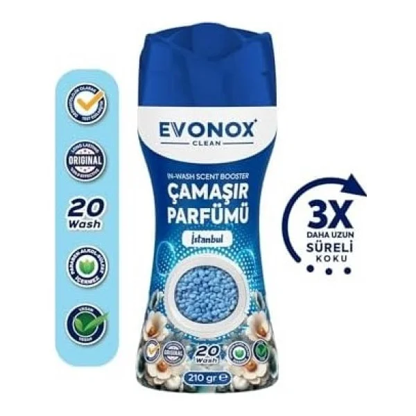 Evonox Clean Granül Çamaşır Parfümü & Çamaşır Yumuşatıcı (Istanbul Kokusu) - 0,25 gr - Görsel 4