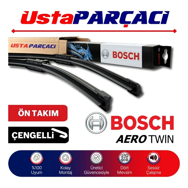 Bosch Chery Tiggo 7 Pro 2023-2026 Aerotwin Silecek Takımı AR552S - Görsel 2