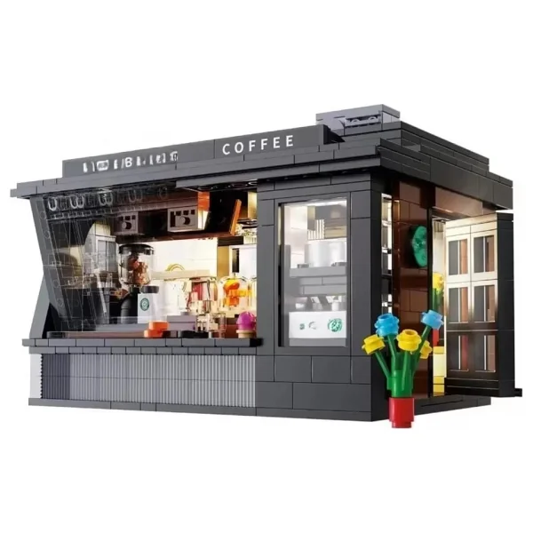 Cada Street Coffee House C66005W 768 Parça Blok Oyuncak - Görsel 5