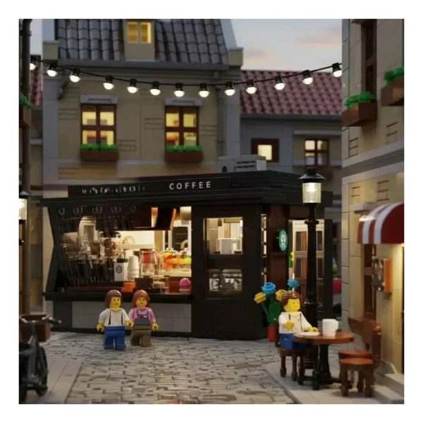 Cada Street Coffee House C66005W 768 Parça Blok Oyuncak - Görsel 3