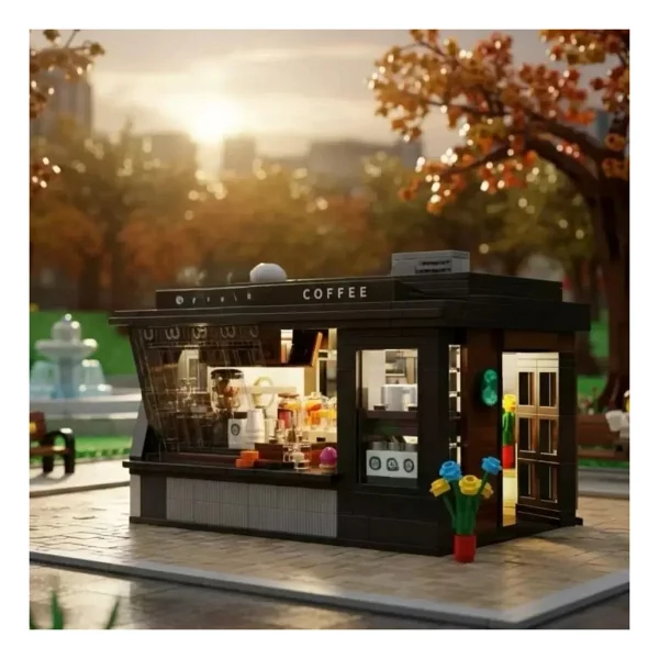 Cada Street Coffee House C66005W 768 Parça Blok Oyuncak - Görsel 4