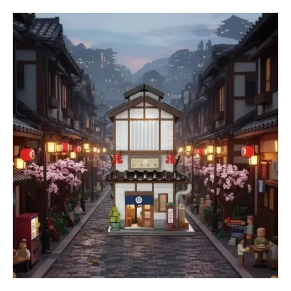 Cada Japanese Izakaya C66019W 1195 Parça Blok Oyuncak - Görsel 3