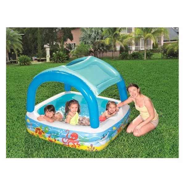 BESTWAY Güneş Korumalı Kare Havuz - Görsel 3