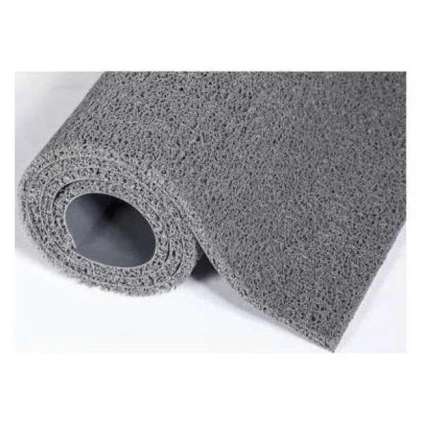 Colourmat Kaydırmaz Kaymaz Yolluk Karmaşık Halı Kıvırcık Paspas 1,2mt (Gri) - 120 x 200 cm - Görsel 2