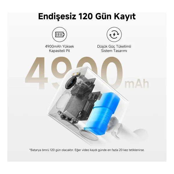 Xiaomi BW300 2K 3 MP Gece Görüşlü IP Wi-Fi Güvenlik Kamerası - Görsel 4