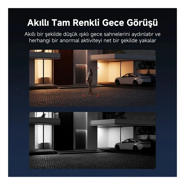 Xiaomi BW300 2K 3 MP Gece Görüşlü IP Wi-Fi Güvenlik Kamerası - Görsel 7