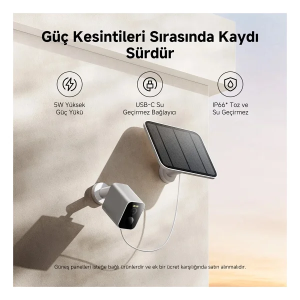 Xiaomi BW300 2K 3 MP Gece Görüşlü IP Wi-Fi Güvenlik Kamerası - Görsel 5