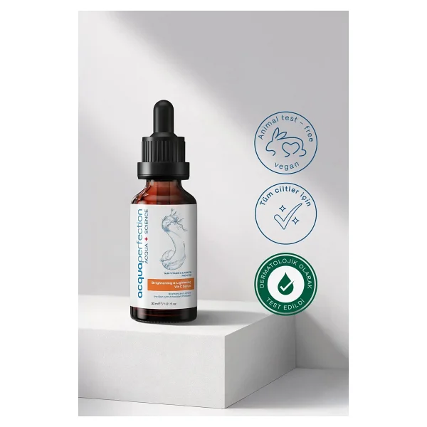Acqua Perfection Aydınlatıcı ve Renk Tonu Eşitleyici 30 ml C Vitamini Serum - Görsel 6