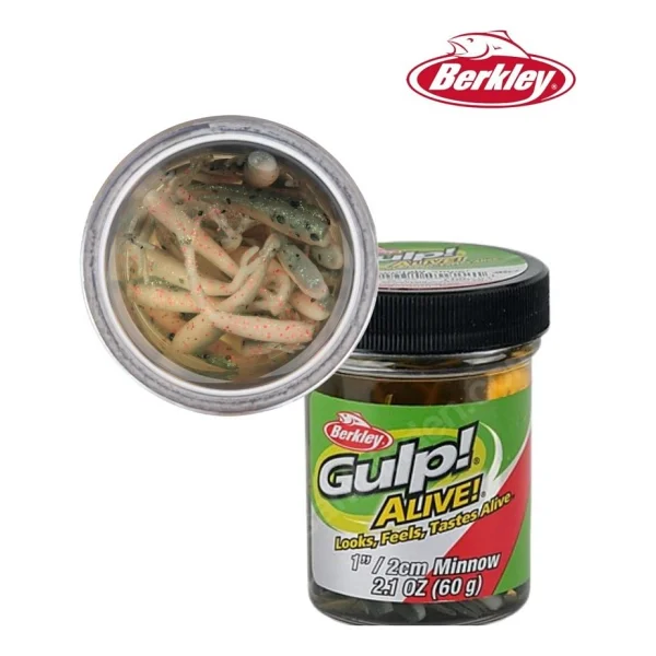 Berkley Gulp Alive Minnow Silikon Yem Rainbow Trout - Çok Renkli - Görsel 4