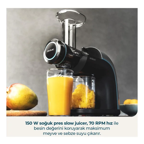 Cecotec Juice Live 2000 EasyClean Katı Meyve Sıkacağı - Görsel 6
