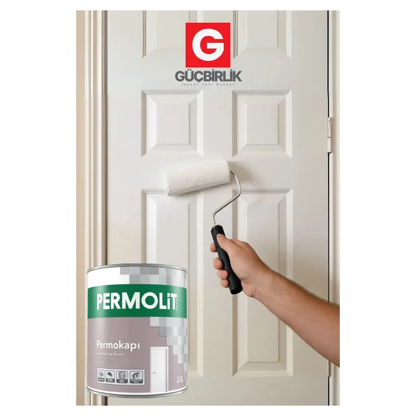 Permolit Permokapı Amerikan Kapı Boyası Krem 0.75 Lt. - Görsel 2