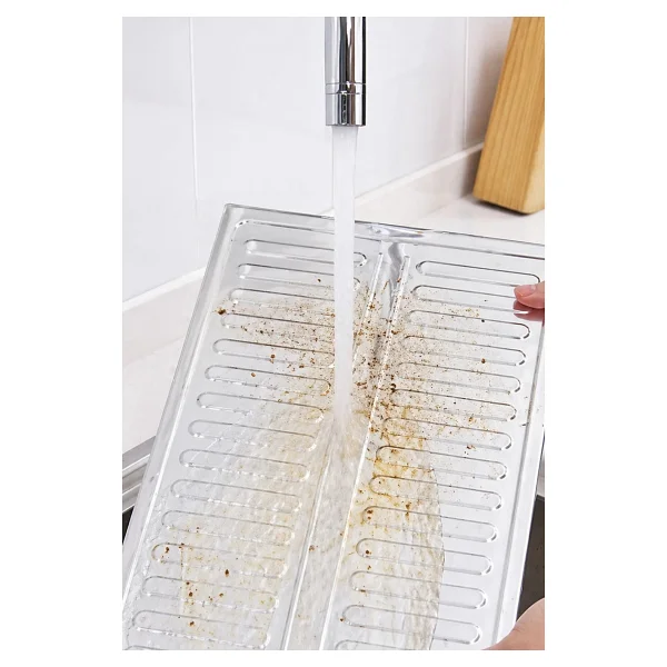 Omilife Katlanabilir Ocak Yağ Koruyucu Alüminyum Folyo Leke Önleyici Ocak Sıçrama Koruyucu 84x32.5 cm - Görsel 6