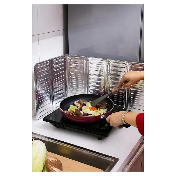 Omilife Katlanabilir Ocak Yağ Koruyucu Alüminyum Folyo Leke Önleyici Ocak Sıçrama Koruyucu 84x32.5 cm - Görsel 7