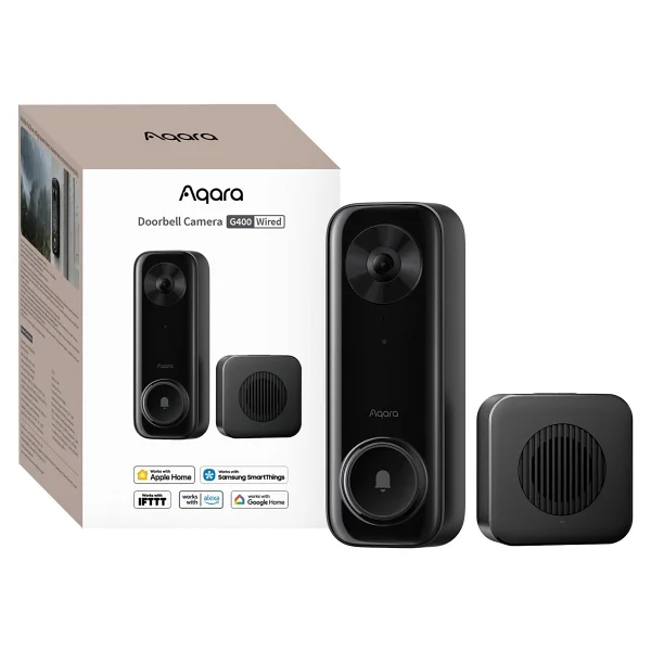 Aqara Kapı Zili Kamerası G400, Zil, Kablolu/poe, Homekit Güvenli Video, 2k Hd Panoramik Görünüm, Iki Yönlü Ses, 2,4/5 Ghz, Yerel Algılama ve 7/24 Kayıt, IP65, Alexa/google/smartthings - Görsel 9