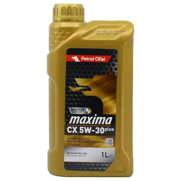 Petrol Ofisi Maxima CX 5W-30 1 lt Motor Yağı - 2026 - Görsel 2