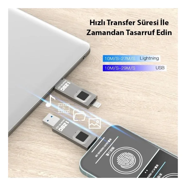 Techmaster NK-828 128 GB Flash Bellek - Görsel 6