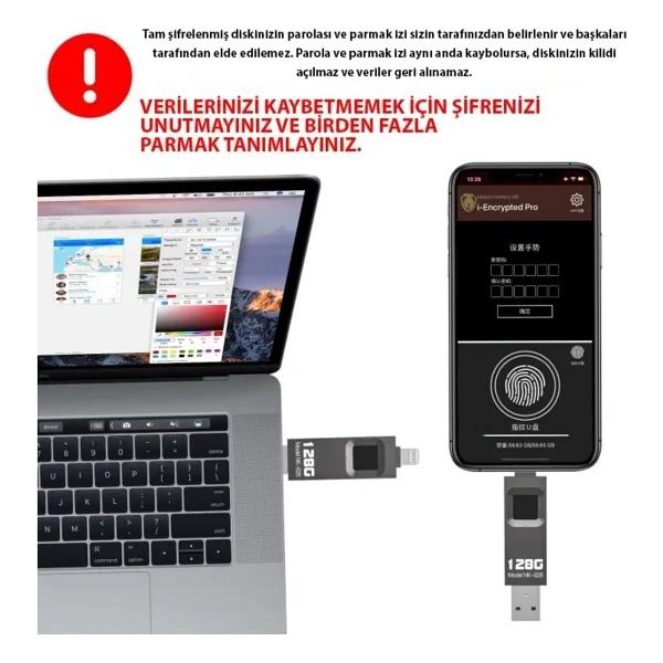 Techmaster NK-828 128 GB Flash Bellek - Görsel 7