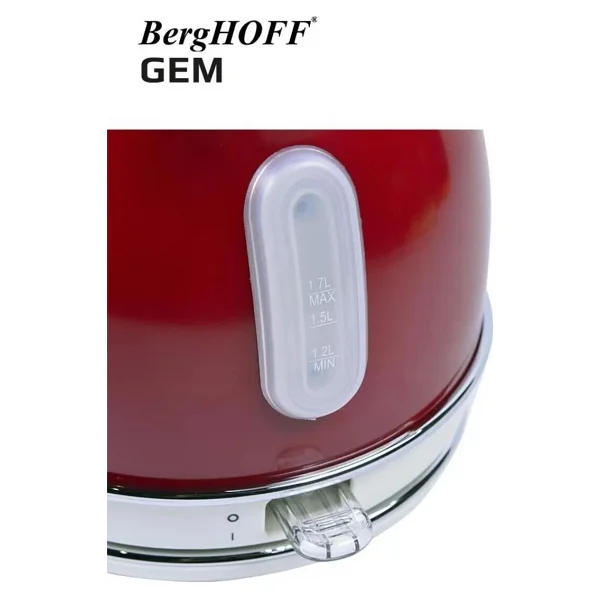 Berghoff Gem Retro Yuvarlak 1.7 lt 2200 W Kettle - Görsel 7