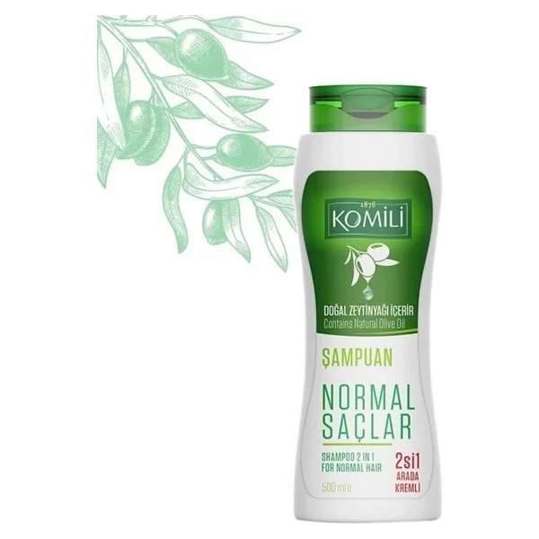 Komili Normal Saçlar için 2'si 1 Arada Şampuan 500 ml - Görsel 2