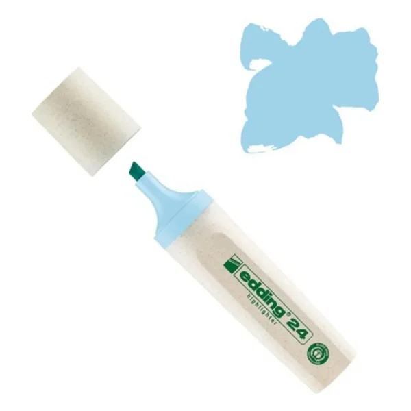 Edding 24 Ecoline Pastel Mavi Fosforlu Kalem - Görsel 6
