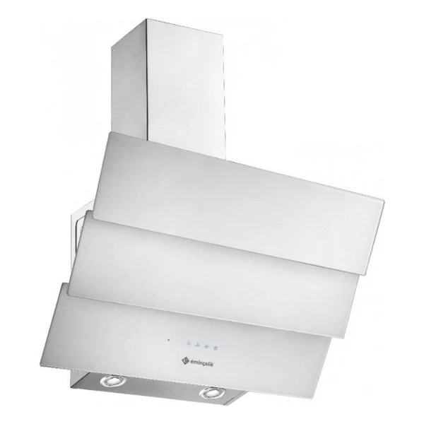 Eminçelik CH 1455 RC W60 Beyaz Cam Duvar Tipi Davlumbaz - Görsel 2