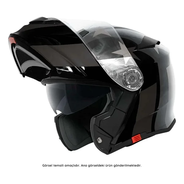 Torc T-28 Çene Açılır Motor Kaskı - Görsel 6