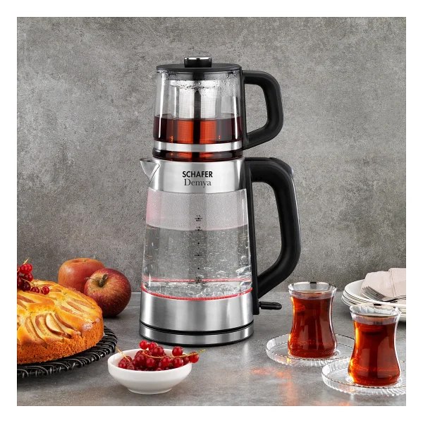 Schafer Demya 2200 W Cam Çay Makinesi - Görsel 4