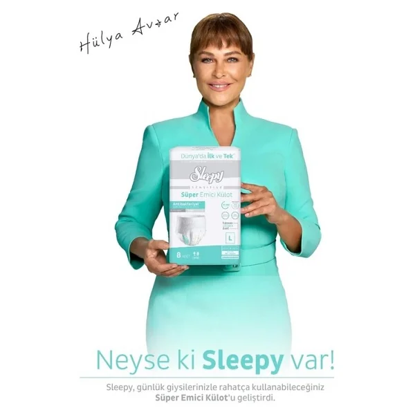 Sleepy Sensitive Emici Külot Medium 60 Adet 2X30 Paket M - Görsel 3