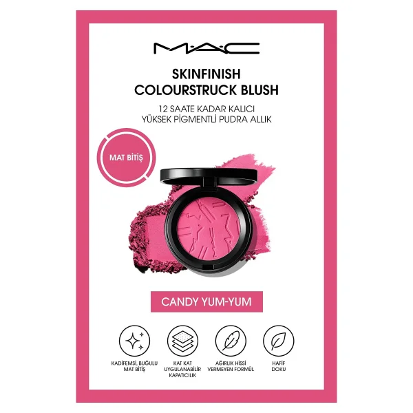 M.A.C Skinfinish Colourstruck Yüksek Pigmentli Allık - Görsel 6