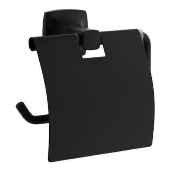 VitrA A4412336 Base 400 Mat Siyah Tuvalet Kağıtlığı - Görsel 2