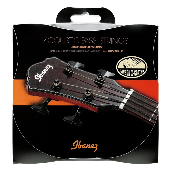 IBANEZ Akustik bas için tel seti 4 string - .040 / .060 / .075 / .095 80/20 bronz (IABS4XC) - Görsel 4