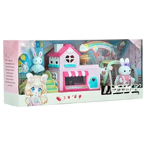 Bay Dreamy Mini Tavşan Kaydıraklı Park Oyun Seti 06650 - Görsel 5