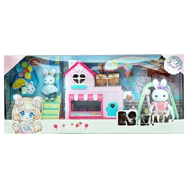 Bay Dreamy Mini Tavşan Kaydıraklı Park Oyun Seti 06650 - Görsel 6