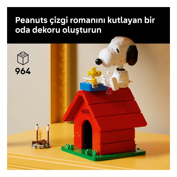 Lego 21368 Ideas Peanuts Snoopy'nin Köpek Kulübesi - Görsel 5