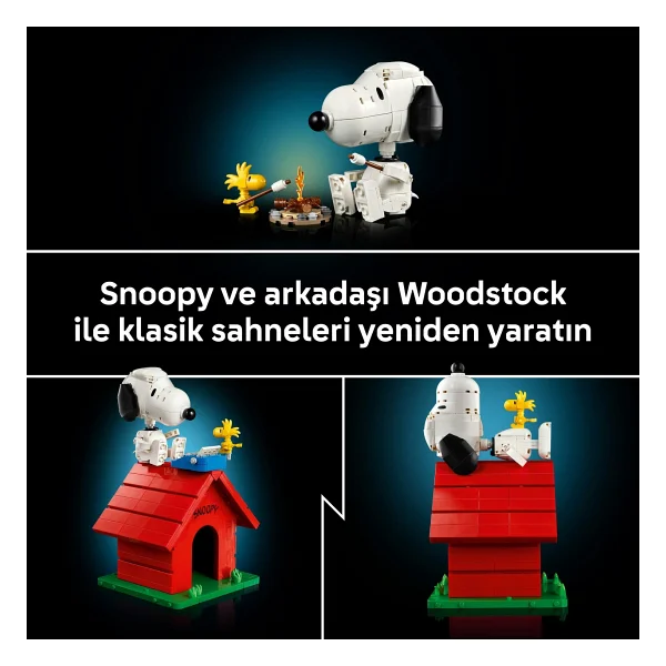 Lego 21368 Ideas Peanuts Snoopy'nin Köpek Kulübesi - Görsel 8