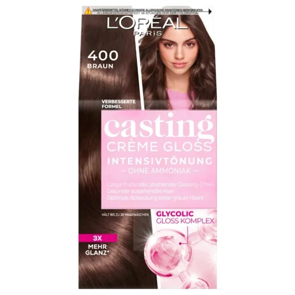 L'Oreal Paris Casting Creme Gloss 400 Kestane Saç Boyası - Görsel 5