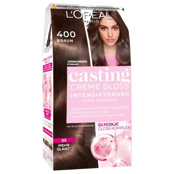 L'Oreal Paris Casting Creme Gloss 400 Kestane Saç Boyası - Görsel 2