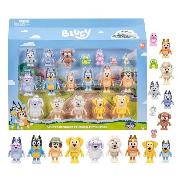 Bluey Ultimate Aile ve Arkadaş 18'li Figür Set 19116 - Görsel 10