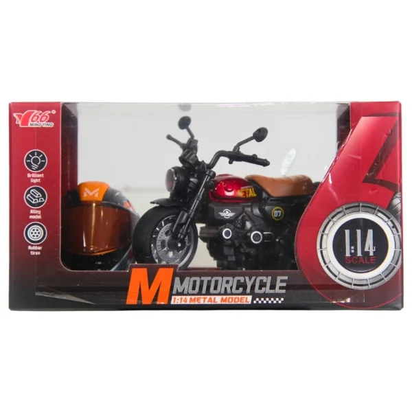 1/14 Motosiklet Honda Monkey PB 3R Sesli ve Işıklı Model Motor - 1 ADET - Görsel 2