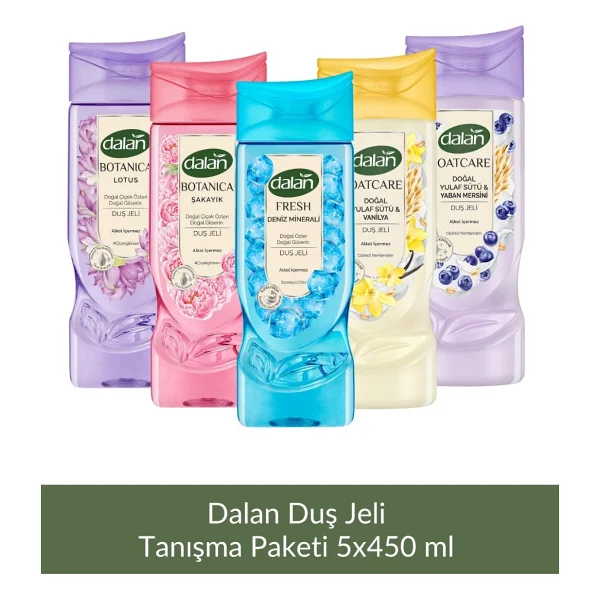 Dalan Duş Jeli Tanışma Paketi 5 x 450 ml - Görsel 8