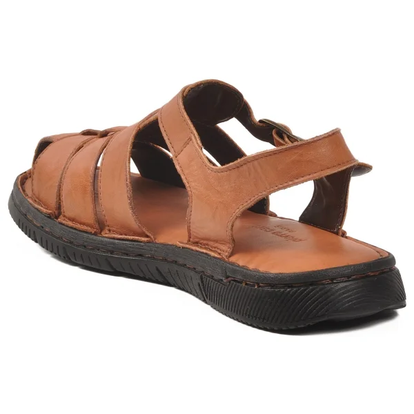 Pierre Cardin Hakiki Deri Taba Erkek Sandalet PC-7462 - Görsel 4