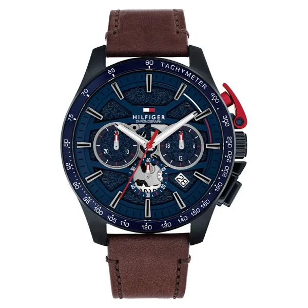 Tommy Hilfiger Bank TH1792268 Deri Kordon Erkek Kol Saati - Görsel 4