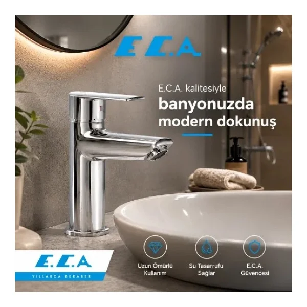 E.C.A. Lia Plus 102188886 Lavabo Bataryası - Görsel 2