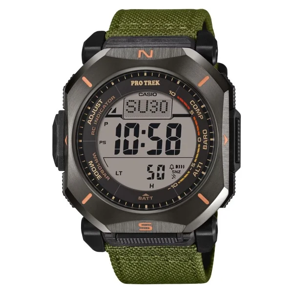 Casio Pro Trek PRW-69YB-3DR Kumaş Kordon Erkek Kol Saati - Görsel 4