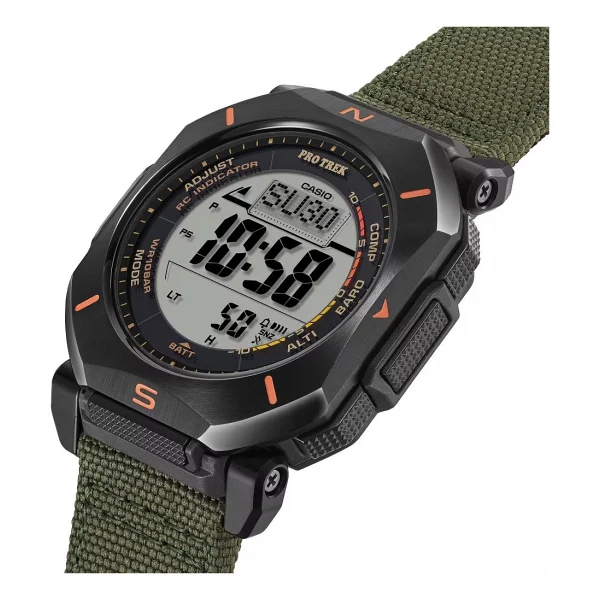 Casio Pro Trek PRW-69YB-3DR Kumaş Kordon Erkek Kol Saati - Görsel 5
