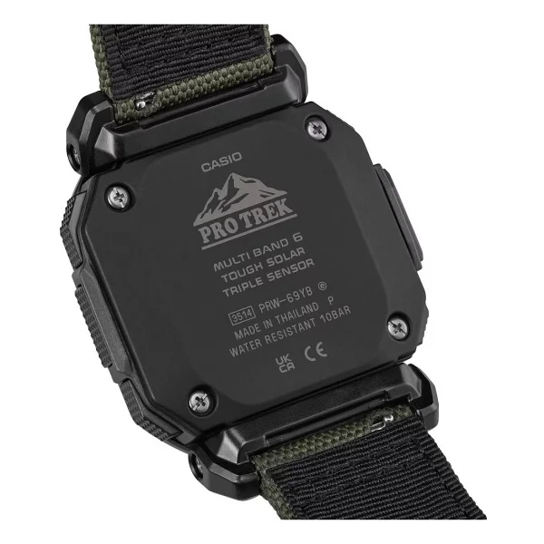 Casio Pro Trek PRW-69YB-3DR Kumaş Kordon Erkek Kol Saati - Görsel 6