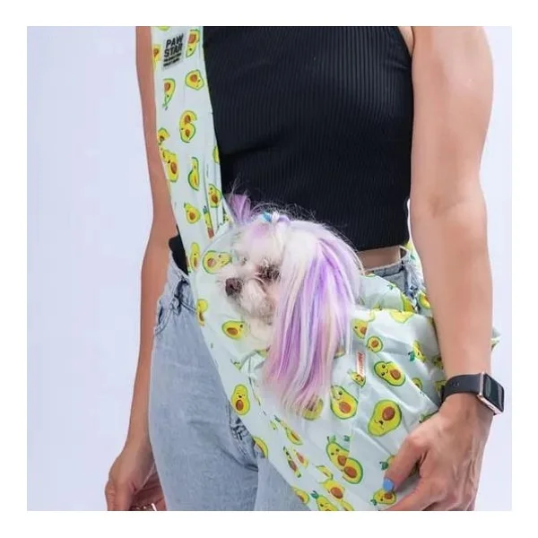 Pawstar Avocado Crossbody Küçük Irk Köpek Taşıma Çantası 50X15x20 Cm - Görsel 3