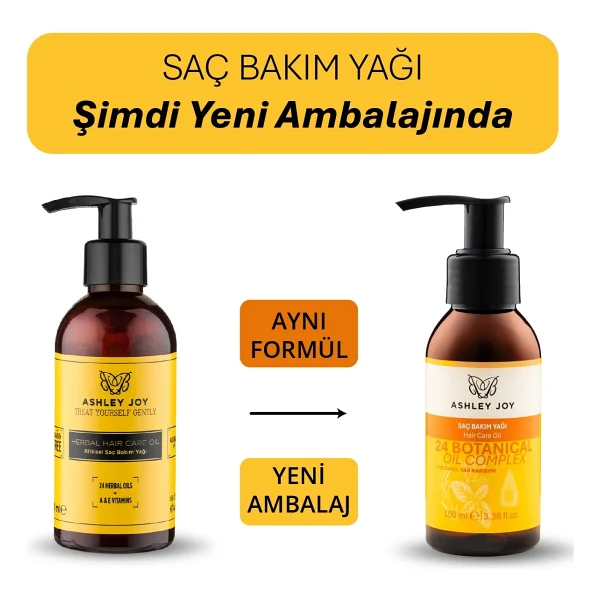 Ashley Joy 100 ml Saç Bakım Yağı - Görsel 4